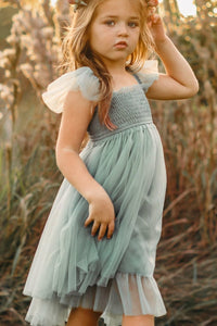 INDIE BLUE Dresses Juliet Dress (soft teal tulle)