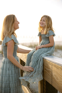 INDIE BLUE Dresses Marabella Dress (sage chiffon)