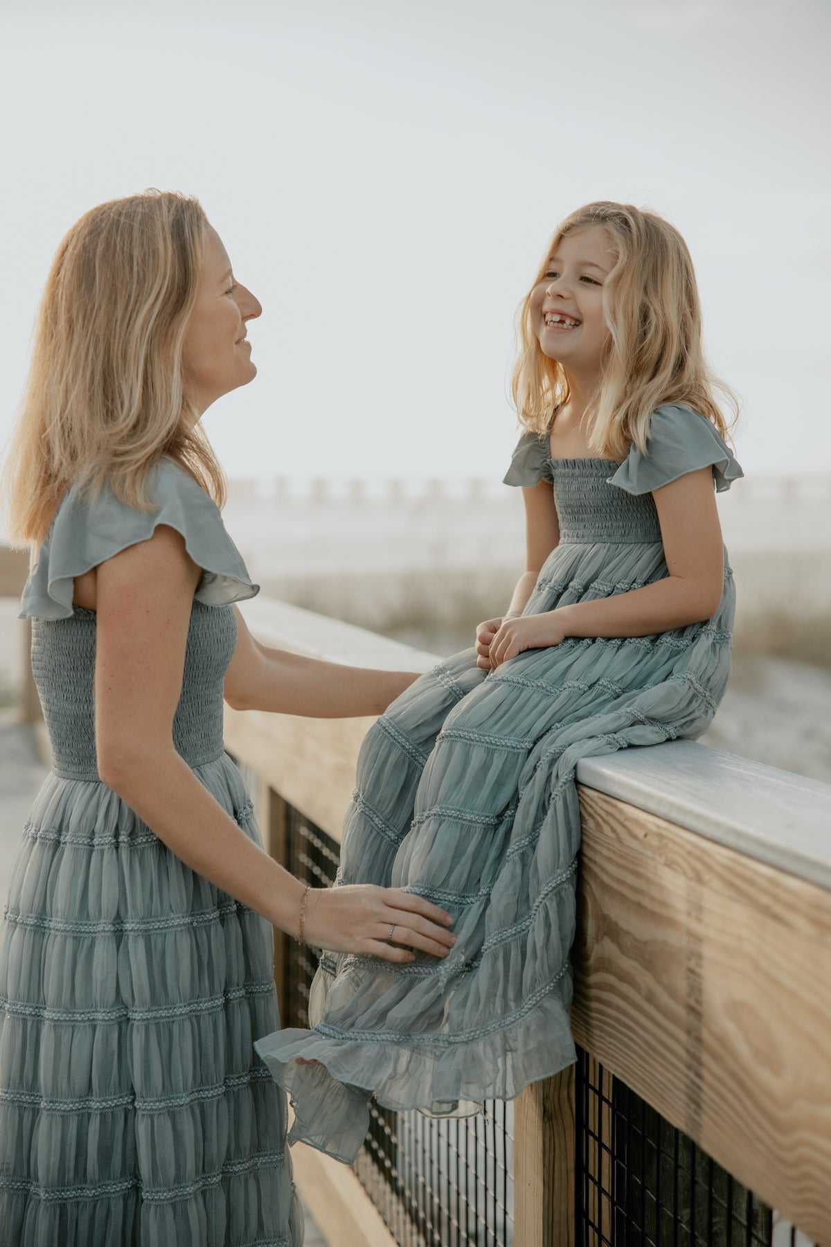 INDIE BLUE Women Women's Marabella Dress (sage chiffon)