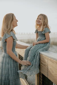 INDIE BLUE Women Women's Marabella Dress (sage chiffon)