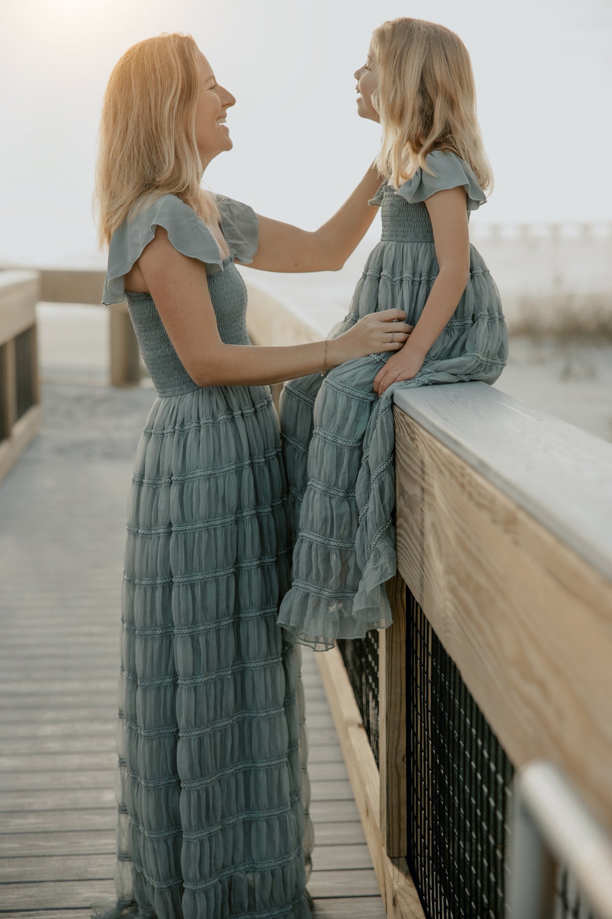 INDIE BLUE Women Women's Marabella Dress (sage chiffon)