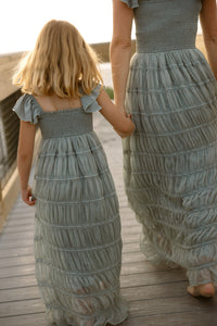 INDIE BLUE Dresses Marabella Dress (sage chiffon)