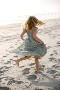 INDIE BLUE Dresses Marabella Dress (sage chiffon)
