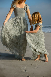 INDIE BLUE Dresses Marabella Dress (sage chiffon)