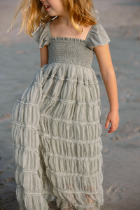 INDIE BLUE Dresses Marabella Dress (sage chiffon)