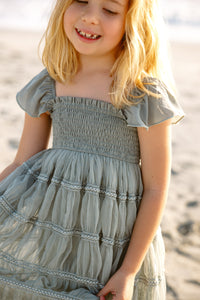 INDIE BLUE Dresses Marabella Dress (sage chiffon)