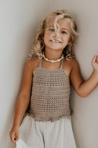 INDIE BLUE Accessories Izzy Halter (taupe)