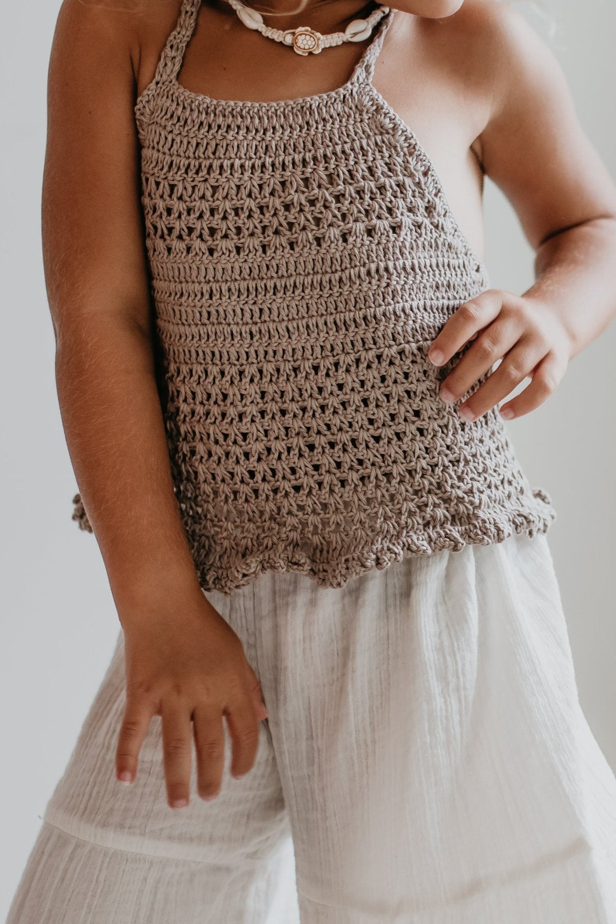 INDIE BLUE Accessories Izzy Halter (taupe)