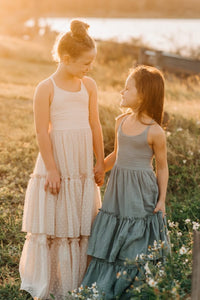 INDIE BLUE Dresses Wendy Dress (soft teal muslin)