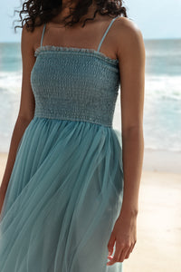 INDIE BLUE Women Women's Isa Maxi (blue ombre tulle)