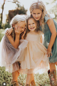 INDIE BLUE Dresses Juliet Dress (natural tulle) FINAL SALE