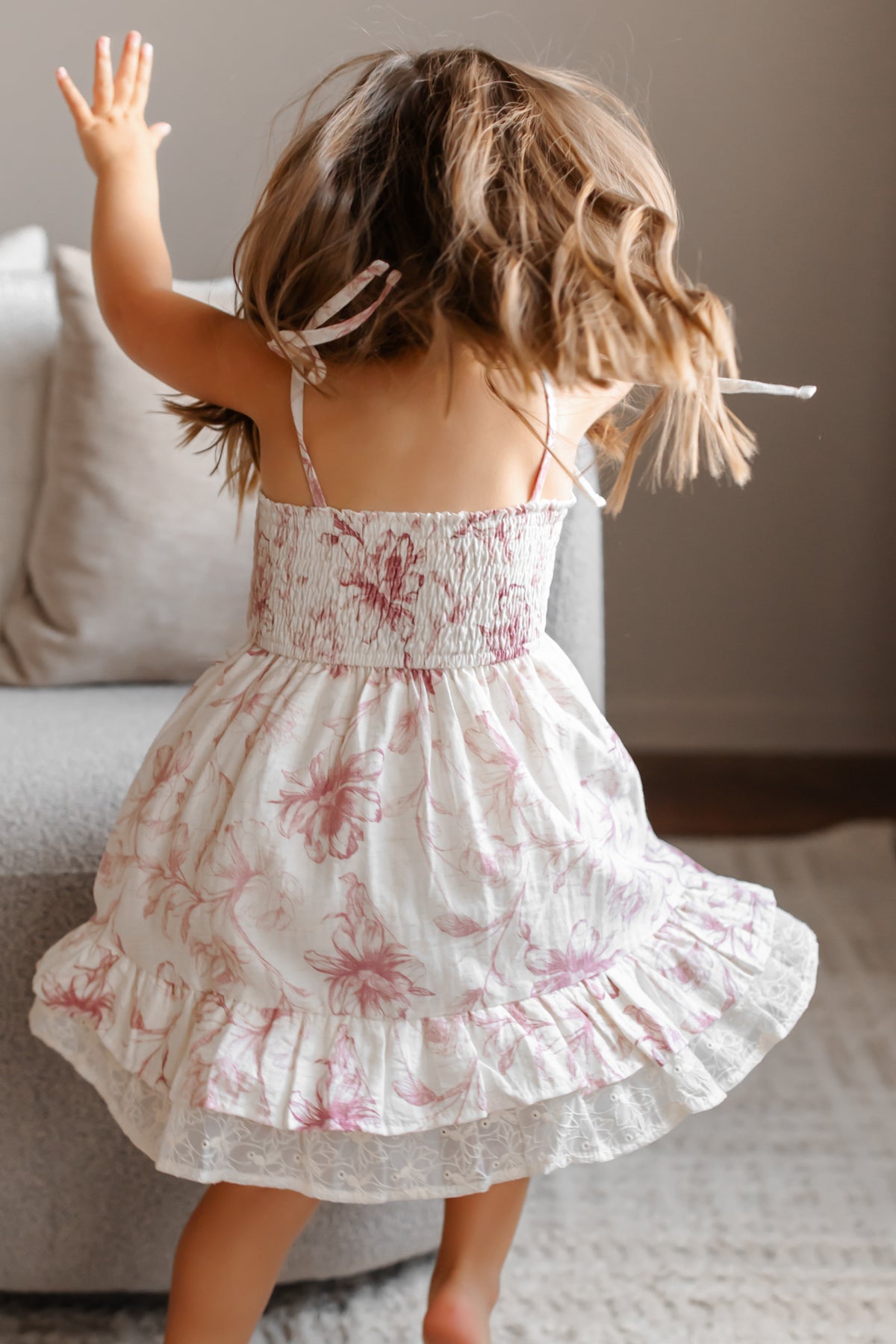 INDIE BLUE Dresses Everleigh Dress (floret pink)