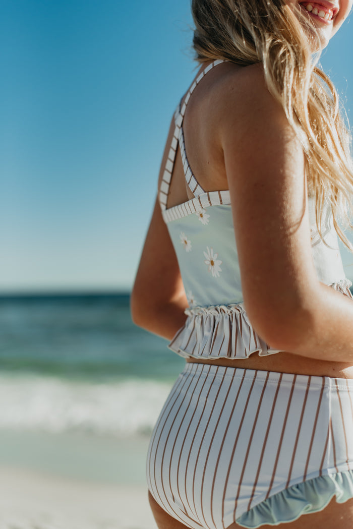 INDIE BLUE SWIM Tankini Set (daisy) FINAL SALE