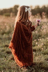 INDIE BLUE Dresses Pippa Maxi (mocha chiffon)