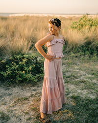 INDIE BLUE Separates Vivi Top (peony muslin) FINAL SALE