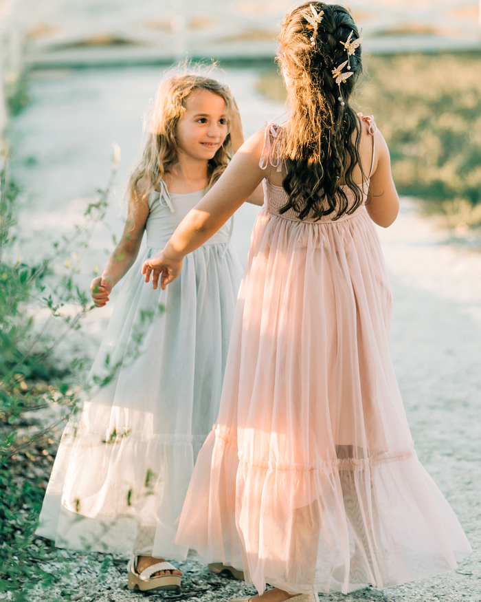 INDIE BLUE Dresses Jodi Maxi (soft pink tulle)