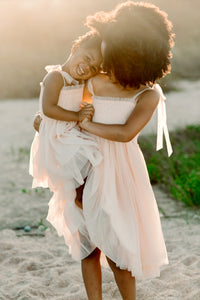 INDIE BLUE Dresses Isa Dress (blush tulle)