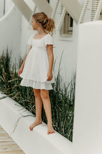 INDIE BLUE Dresses Fawn Dress (white muslin) FINAL SALE