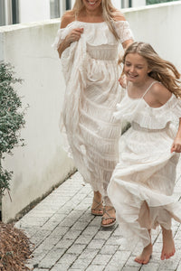 INDIE BLUE Dresses Elise Dress (natural chiffon)