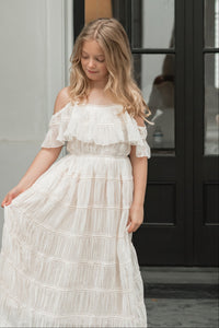 INDIE BLUE Dresses Elise Dress (natural chiffon)