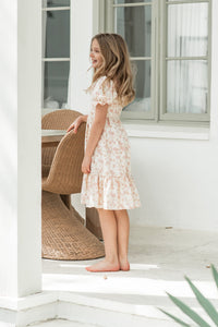 INDIE BLUE Dresses Karina (pink floral) FINAL SALE