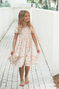 INDIE BLUE Dresses Karina (pink floral) FINAL SALE