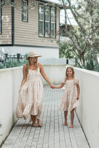 INDIE BLUE Dresses Karina (pink floral) FINAL SALE