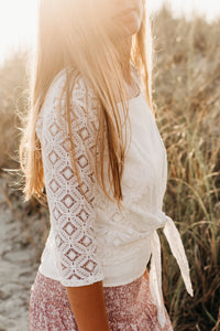 INDIE BLUE Women Women's Hadley Cardigan (light ivory)