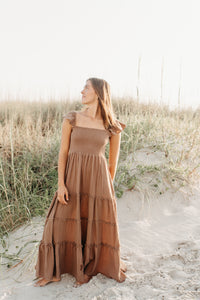 INDIE BLUE Women Women's Marabella Dress (mocha muslin)