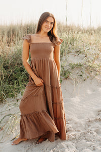 INDIE BLUE Women Women's Marabella Dress (mocha muslin)