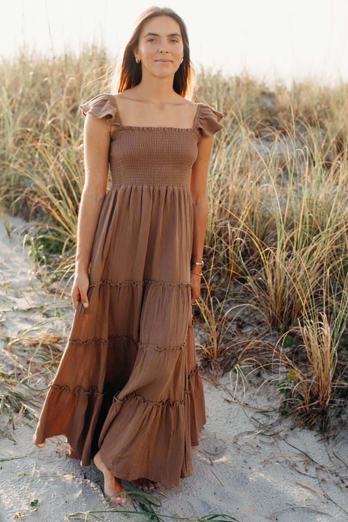 INDIE BLUE Women Women's Marabella Dress (mocha muslin)