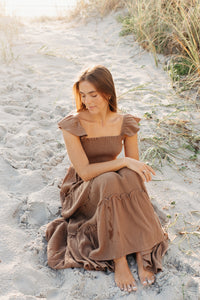 INDIE BLUE Women Women's Marabella Dress (mocha muslin)