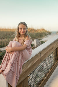 INDIE BLUE Dresses Marabella Dress (peony muslin)