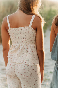 INDIE BLUE Women Women's Eden Top (soft floral muslin) FINAL SALE