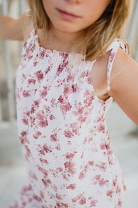 INDIE BLUE Separates Kiera Top (ruby floral) FINAL SALE