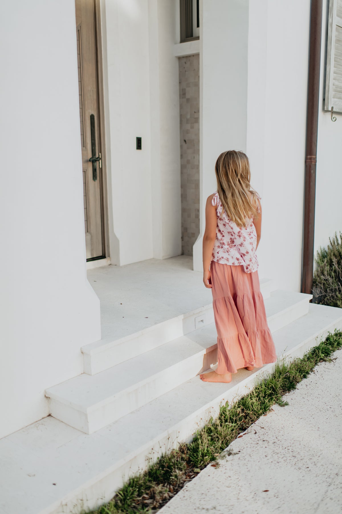 INDIE BLUE Separates Kiera Top (ruby floral) FINAL SALE