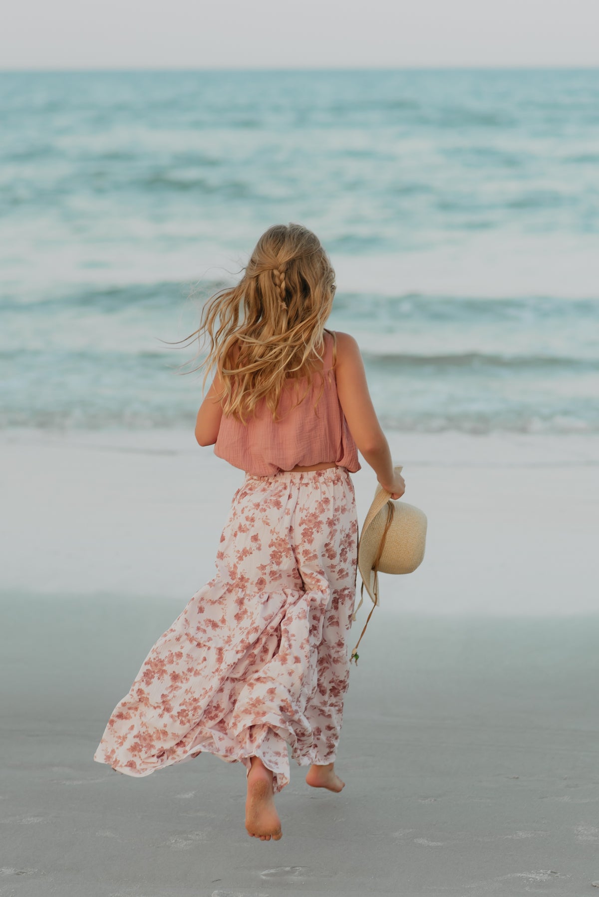 INDIE BLUE Separates Bella Maxi Pants (ruby floral) FINAL SALE