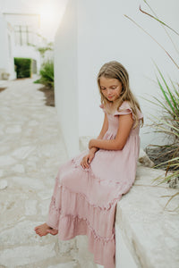 INDIE BLUE Dresses Marabella Dress (peony muslin)