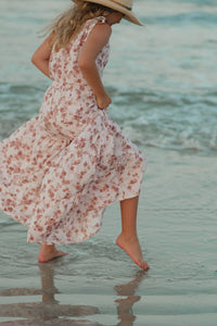 INDIE BLUE Separates Bella Maxi Pants (ruby floral) FINAL SALE