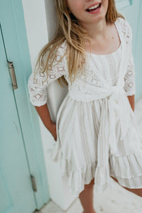 INDIE BLUE Separates Hadley Cardigan (light ivory)