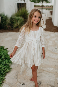 INDIE BLUE Separates Hadley Cardigan (light ivory)