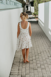 INDIE BLUE Dresses Liza Twirl Dress (ash sun) FINAL SALE