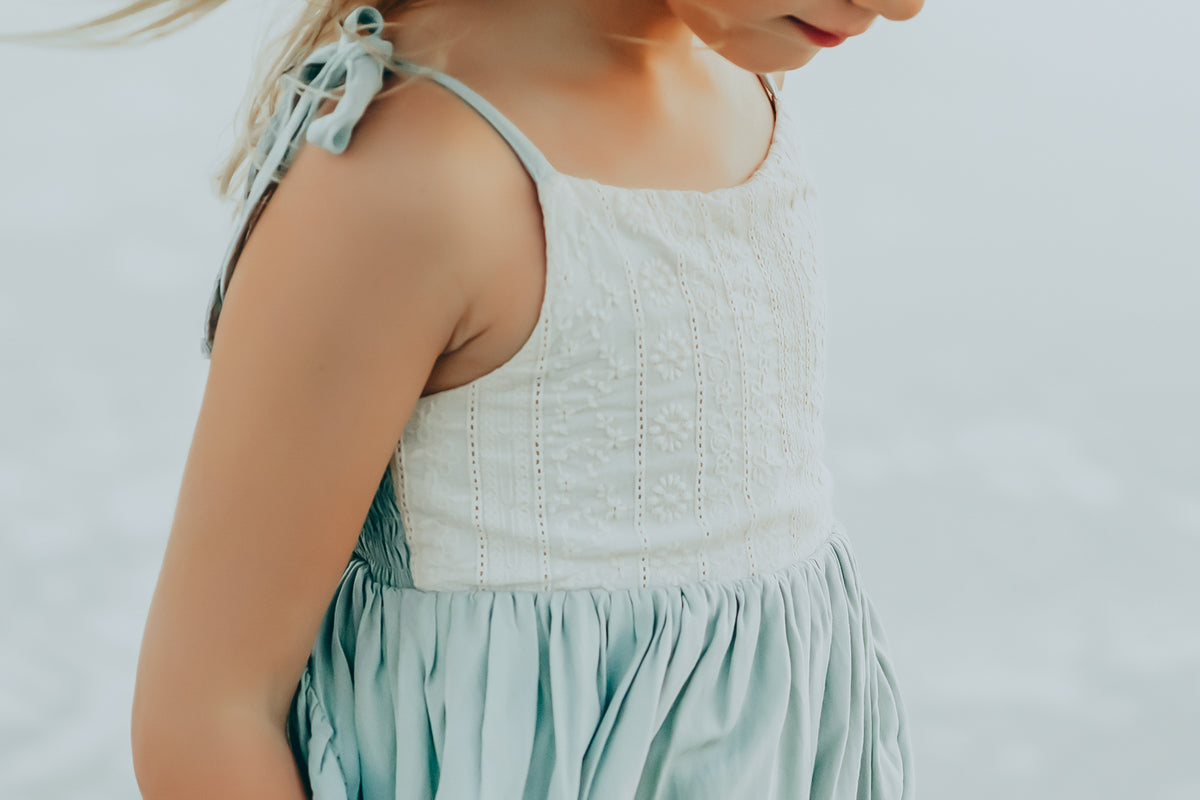 INDIE BLUE Sets Penny Tunic Set (sage blue) FINAL SALE