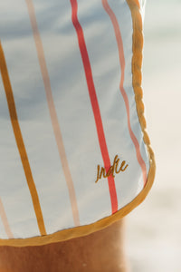 INDIE BLUE SWIM Surf Shorts (color stripes)