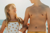 INDIE BLUE SWIM Men's Surf Shorts (color stripes)