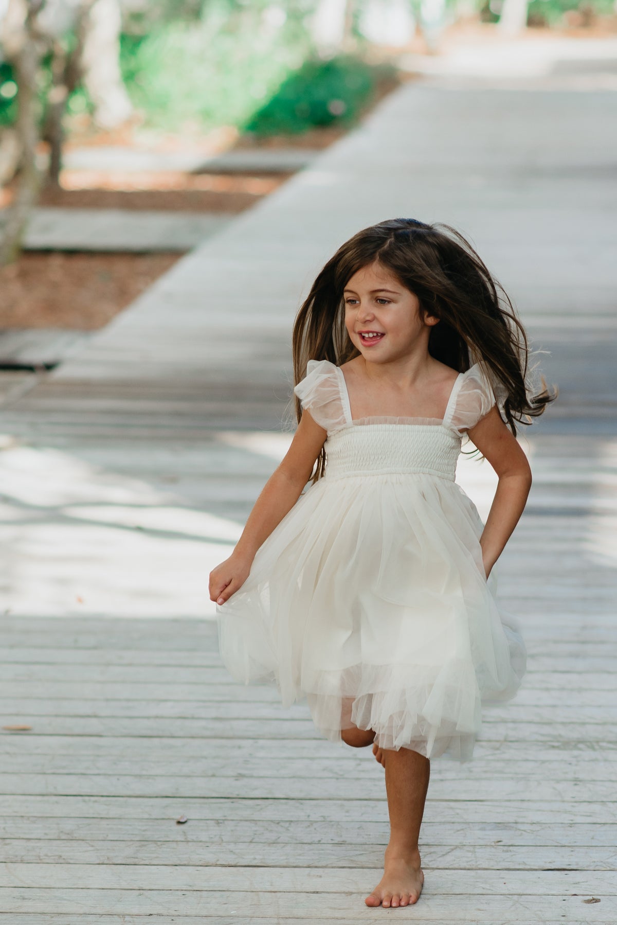 INDIE BLUE Dresses Juliet Dress (antique ivory tulle)