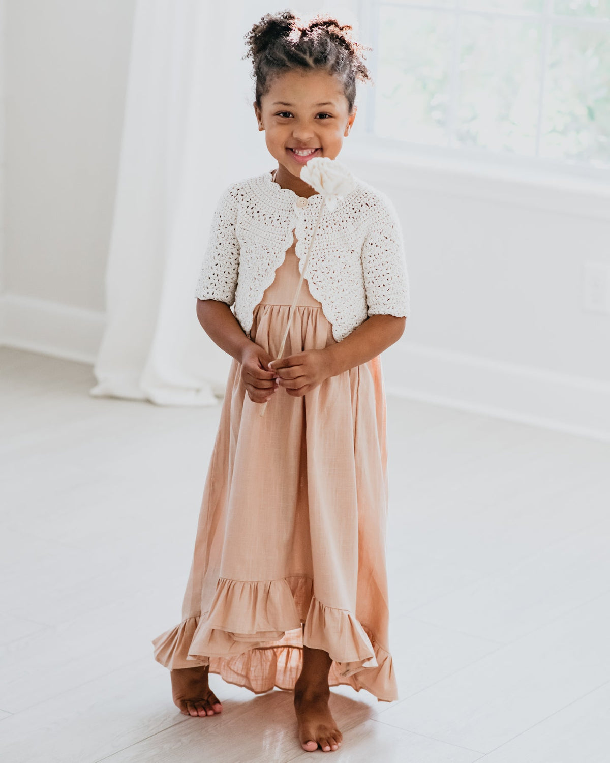 INDIE BLUE Accessories Emma Cardigan (ivory)