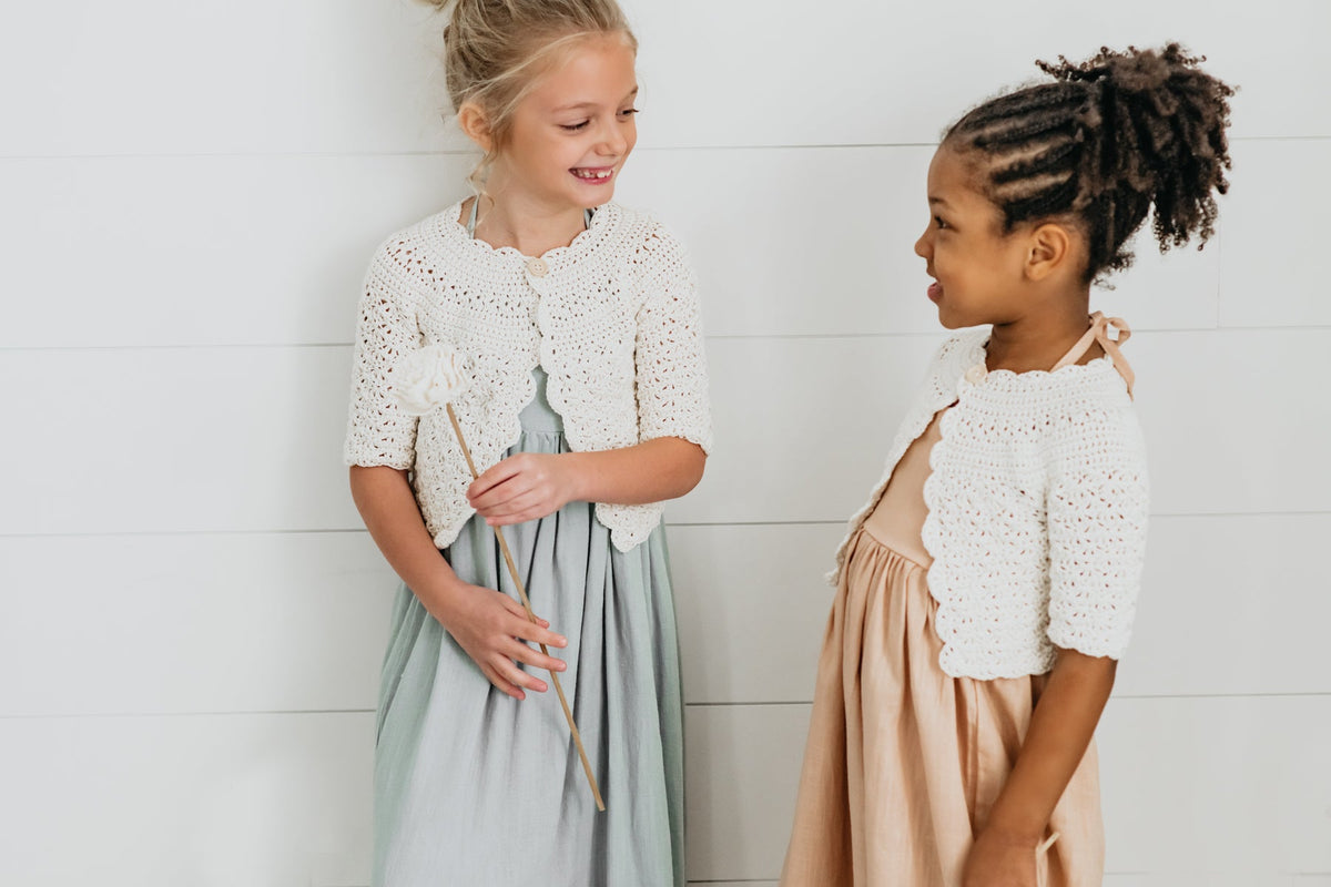 INDIE BLUE Accessories Emma Cardigan (ivory)