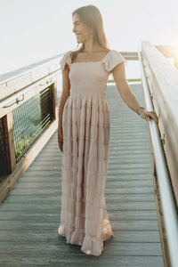 INDIE BLUE Women Women's Marabella Dress (soft pink chiffon)