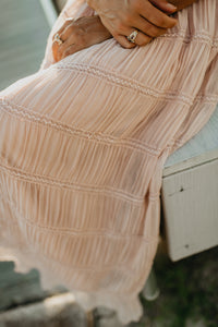 INDIE BLUE Women Women's Marabella Dress (soft pink chiffon)